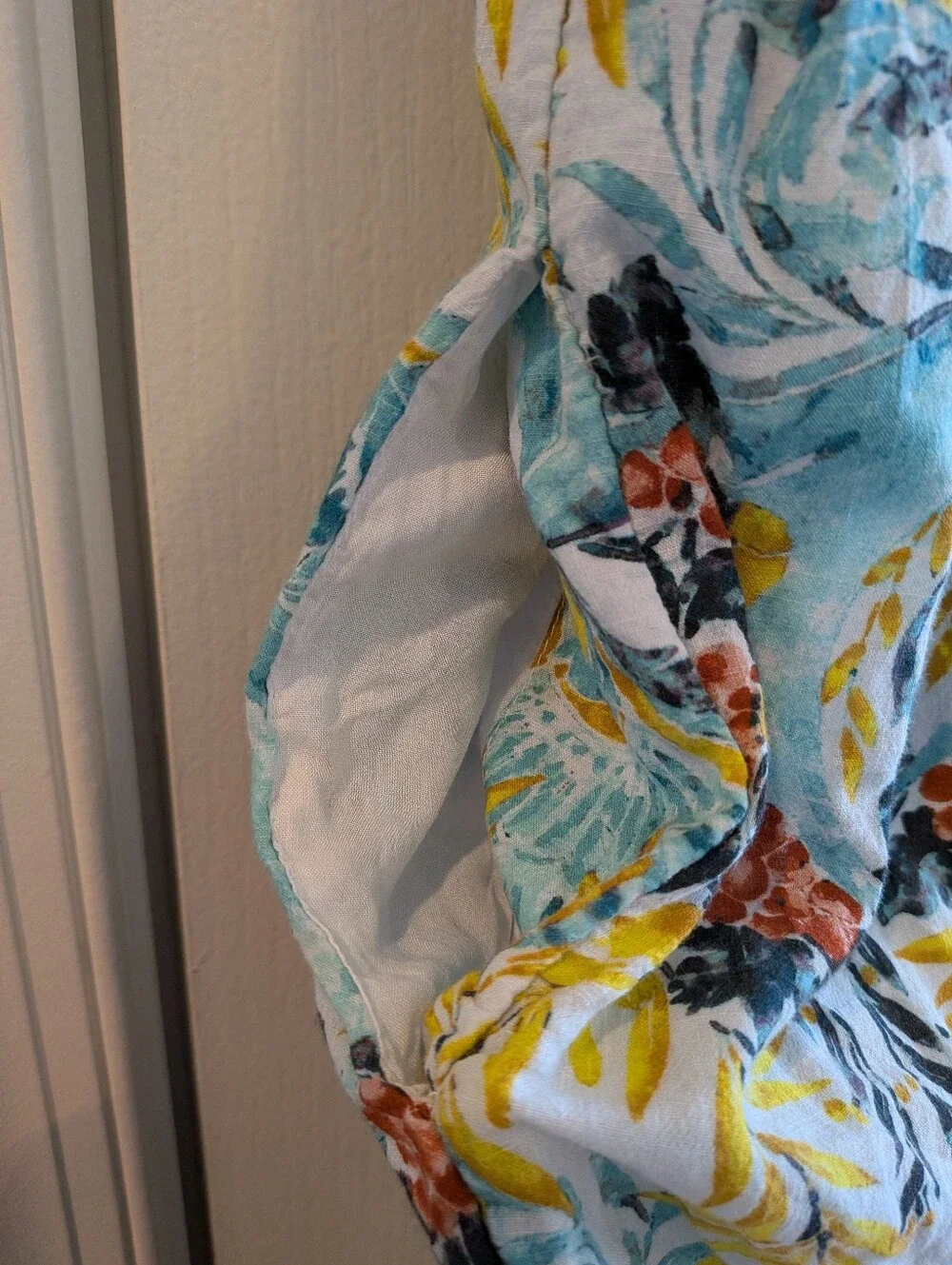 Anthropologie Peregrine Midi‎ Dress Floral Tiered Bohemian Cottagecore Size 2X - Picture 14 of 15